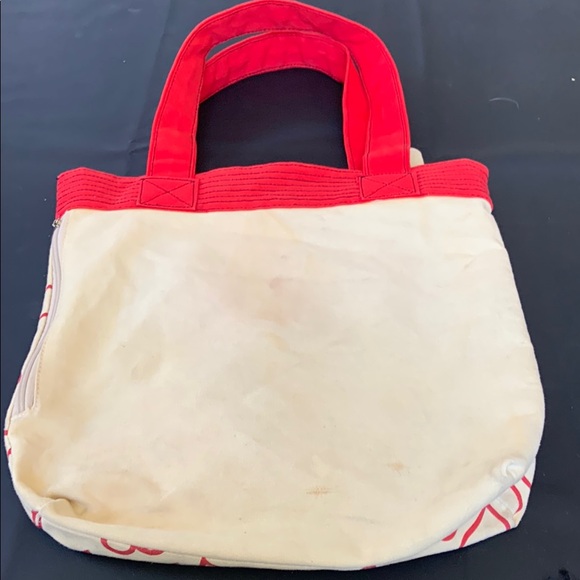 Betty Boop Red Heart Print Canvas Tote Bag Retro Y2K - Picture 3 of 16